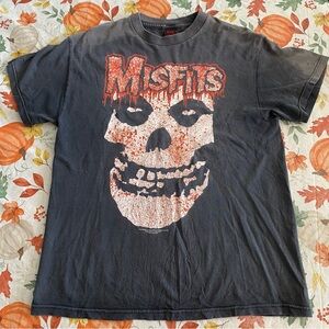 Vintage Misfits T Shirt 2004 Double Sided Mens Medium DEAD BOYS Skull Punk Rock